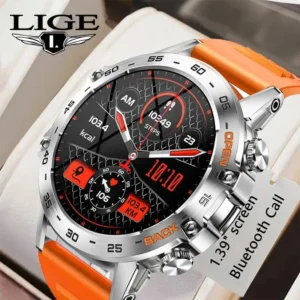 LIGE Smart Watch New1.39" Bluetooth Call Men Outdoor Sport Fitness